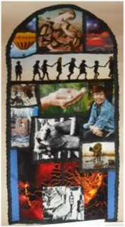 Window 4 made
                from a collage